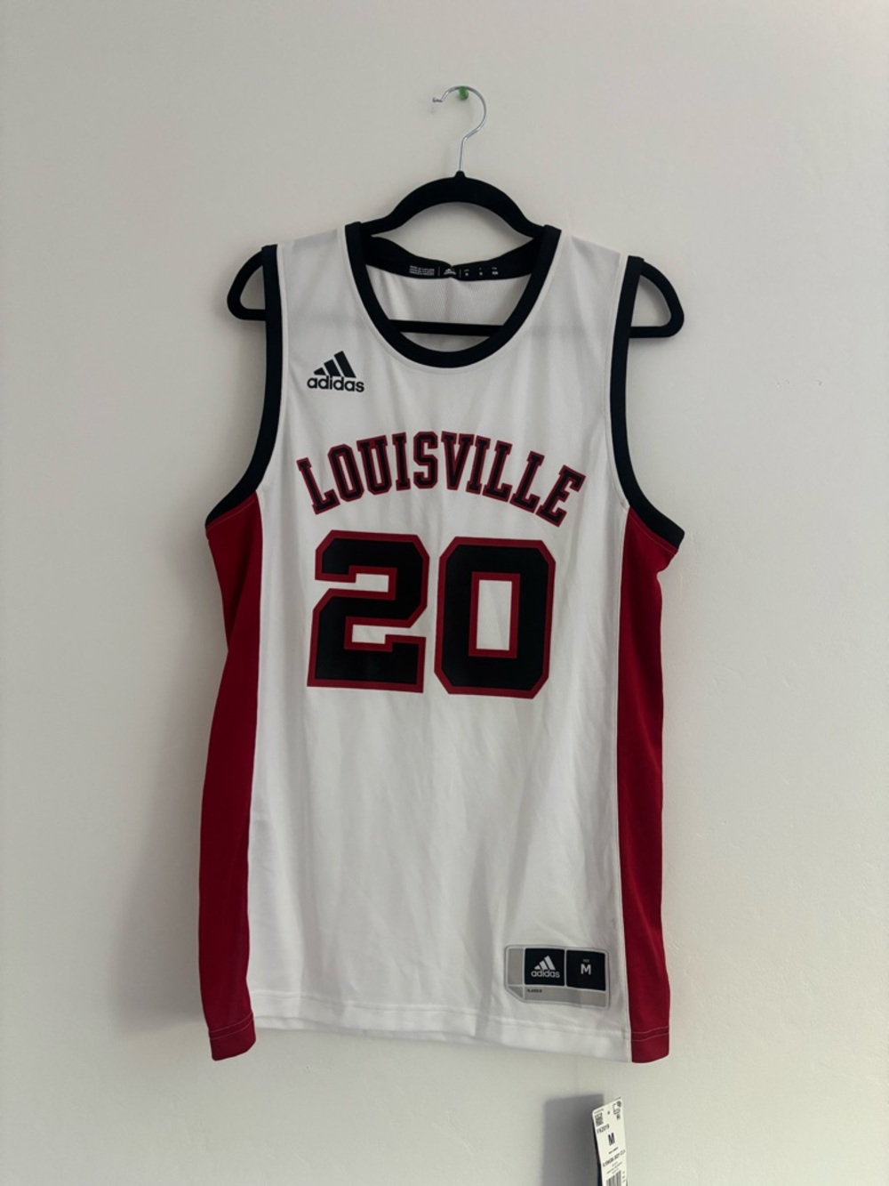 Mens Adidas FK2019 Louisville Cardinals #20 Basketball Swingman Jersey M NWT
